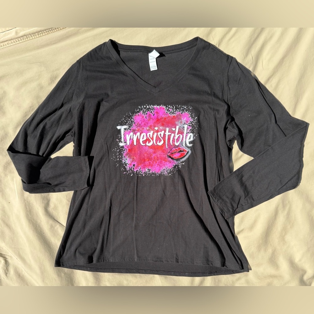 DISTRICT Black Long Sleeve Graphic Tee Shirt